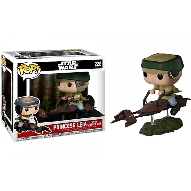 Princess Leia with speeder bike (10 cm) - Star Wars (228)